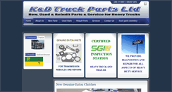 Desktop Screenshot of kdtruckparts.com